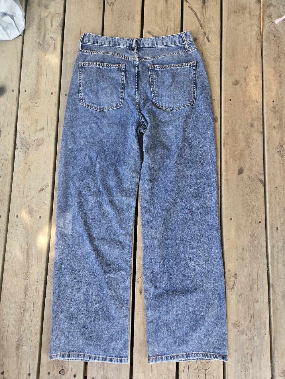 Oat New York, Cloud Luxe Denim style wide leg jeans sz 10/30 in great condition - Picture 5 of 5